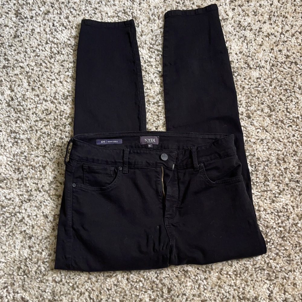 NYDJ black ami skinny ankle jean